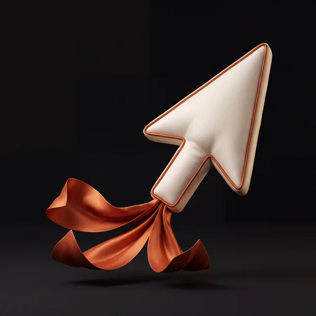Studio artwork featuring a cursor.